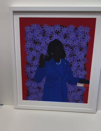 "I Kamala Harris" limited edition print by Raphael Adjetey Adjei Mayne